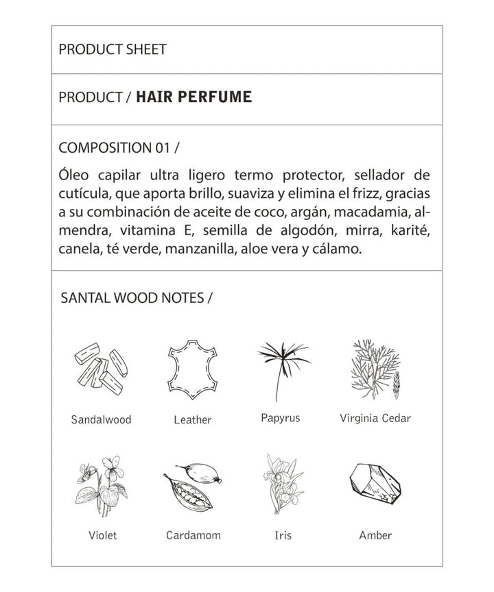 Nutre tu cabello con aroma cálido y profundo de Santal Wood. Edición limitada en colaboración con NNT Lab. ¡Pruébalo!