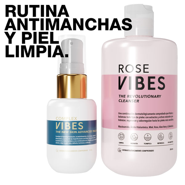 RUTINA ANTIMANCHAS Y PIEL LIMPIA
