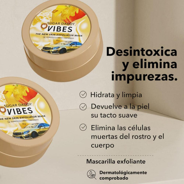 Es un exfoliante físico micro pulverizado y químico a base de ácido glicólico y activos purificadores y emolientes.